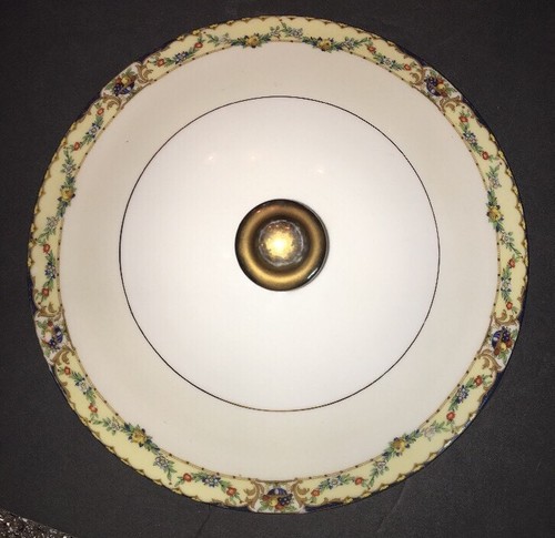Lidded Serving Dish MZ Czechoslovakia Moritz Zdekauer 1918-1936 - 11.5"wx6"t - Picture 5 of 12