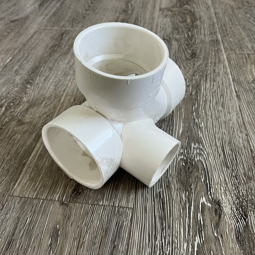 Charlotte Pipe PVC Schedule 40 3 in. Hub x 3 in. Dia. Hub Sanitary T - Picture 3 of 8