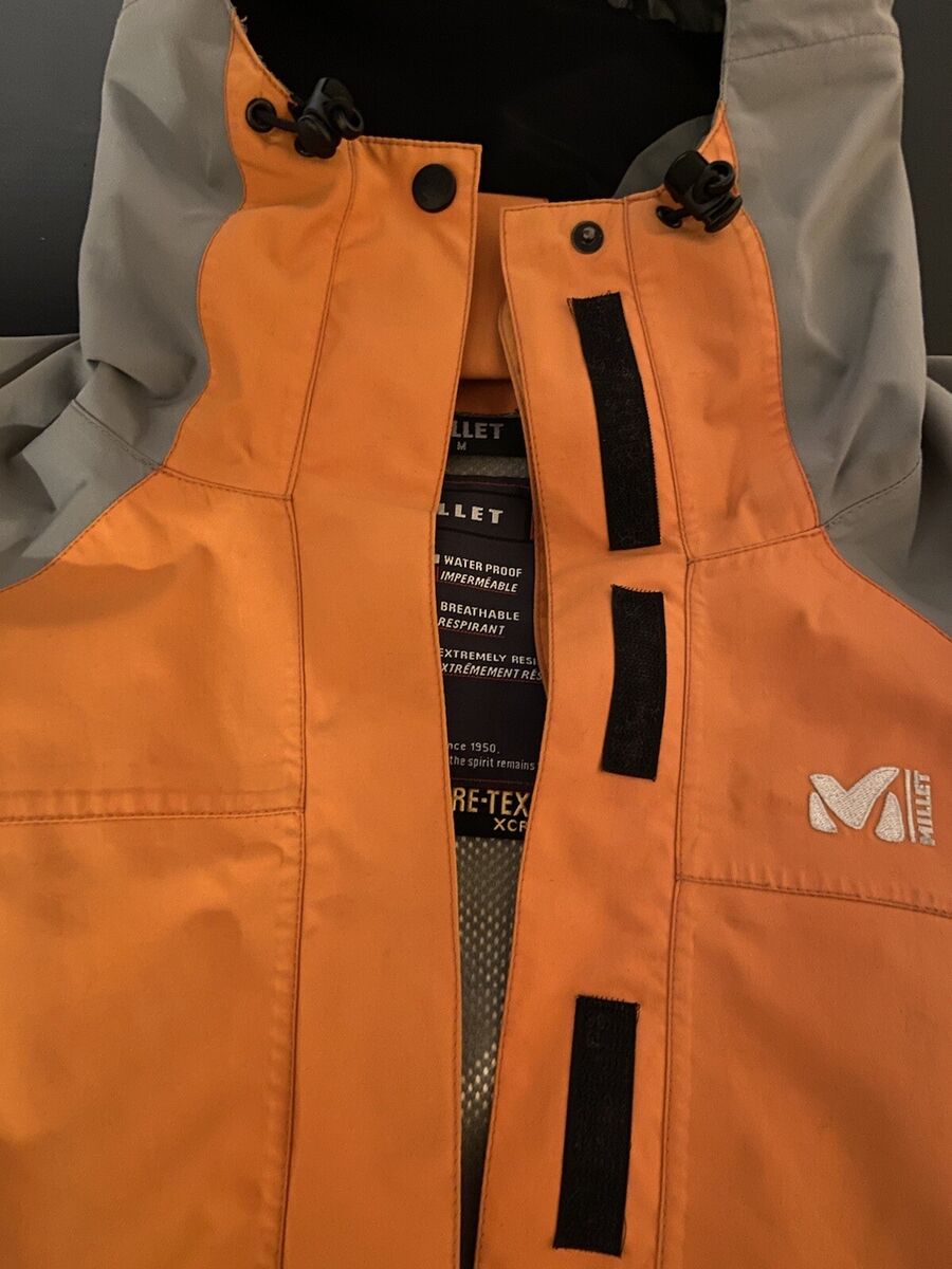 MILLET GORE-TEX XCR Orange/Gray Hooded Jacket Mens sz M | eBay MILLET GORE-TEX XCR Orange/Gray Hooded Jacket Mens sz M | eBay
