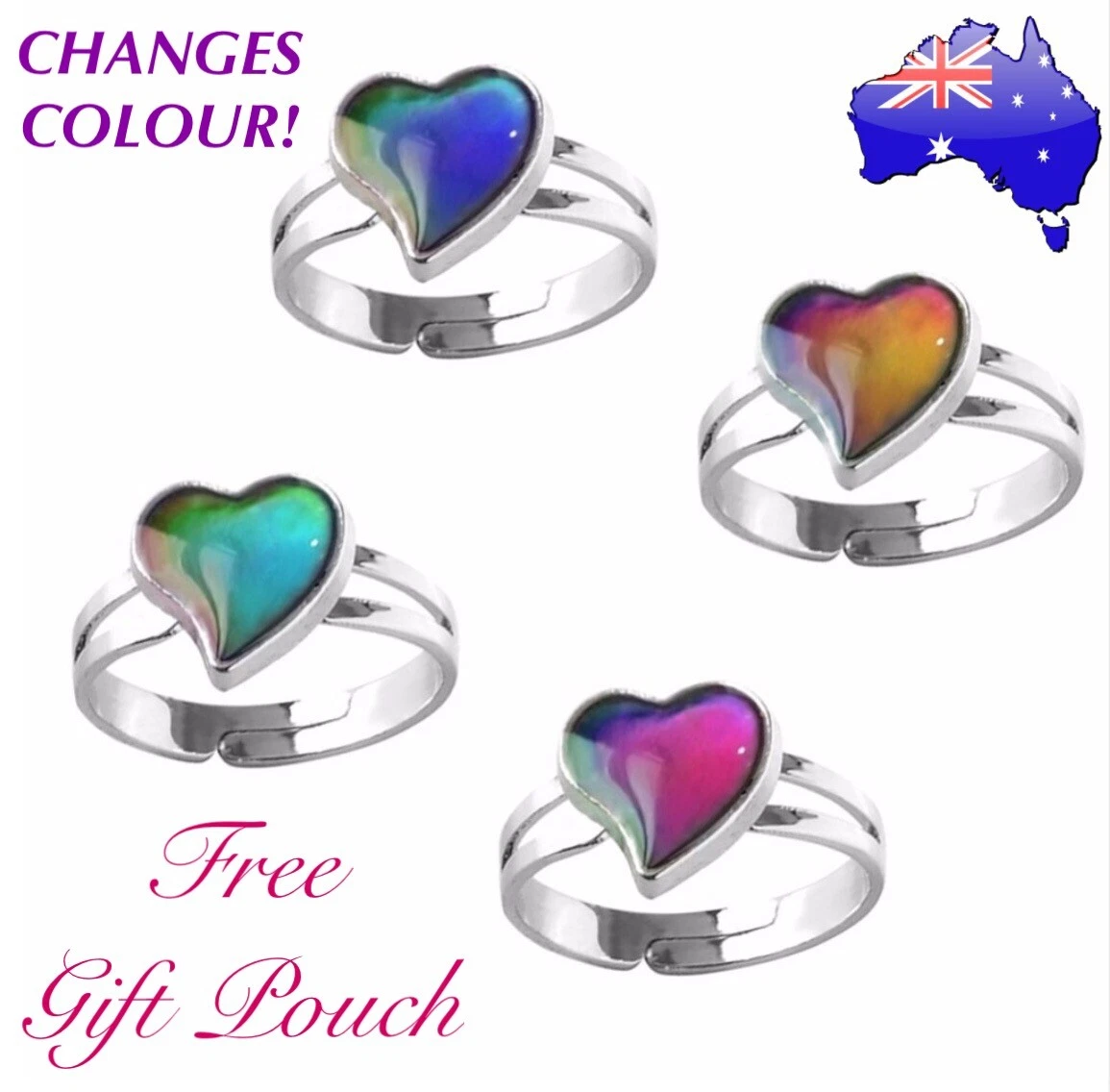 Heart on sale mood ring