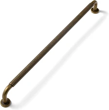 6 Pack Antique Brass Swirl Cabinet Handles 10-Inch(256Mm) Center to Center Home