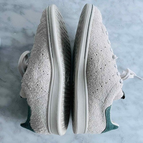 Adidas Stan Smith Juice Rough Suede 8.5 Mens RARE #BA8631 TALC/MINERAL GREEN - Picture 8 of 10