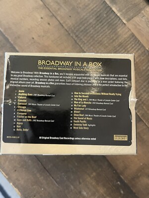 【限定生産レア品】輸入盤・BROADWAY IN A BOX Various - Broadway in a Box - The Essential Broadway