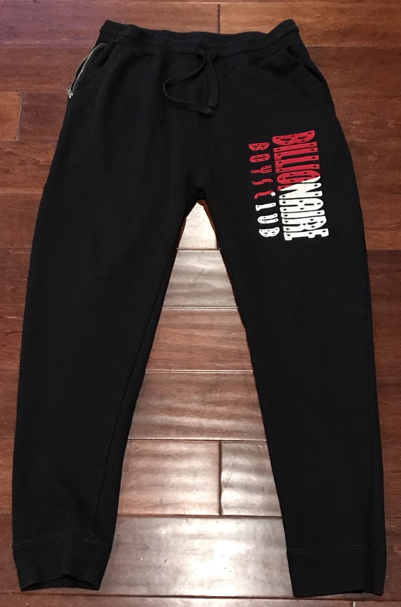 RARE Billionaire Boys Club Black Red White Spell Out Thick Warm