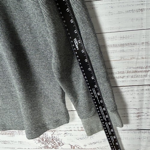 Suéter Robert Graham Para Hombres XL Gris 1/4 Cremallera Pullover Informal Algodón Sudadera Camisa - Imagen 12 de 13