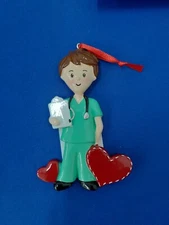 DIY Personalize Scrub Tree Ornament -Doctor -Nurse -LVN -BSN -MA -Dental MALE