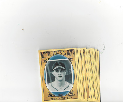12 2011 Topps Before There was Topps Insert lot Free Shipping
