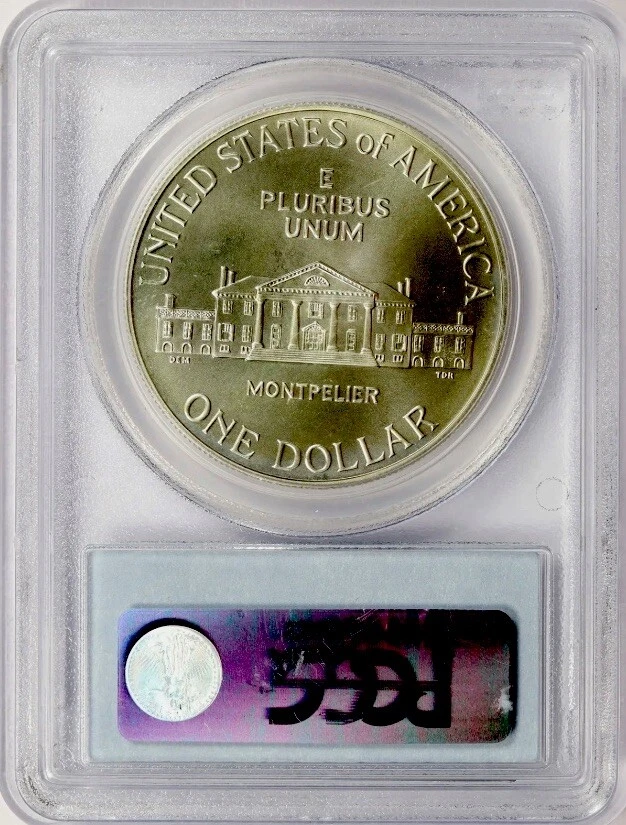 1993 D JAMES MADISON Silver Dollar $1 MS70 PCGS💥FLAWLESS QUALITY💥 - Image 2 of 4