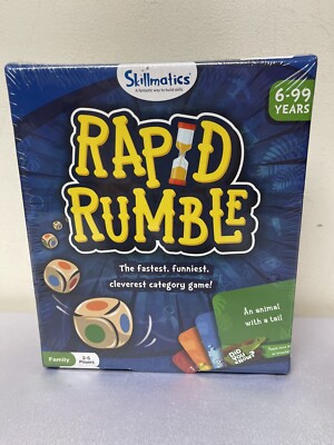 Skillmatics Rapid Rumble Game  2-5 Players 6-99 Years Brand New Sealed