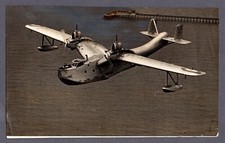 SHORT KNUCKLEDUSTER FLYING BOAT LARGE VINTAGE PRESS PHOTO RAF  