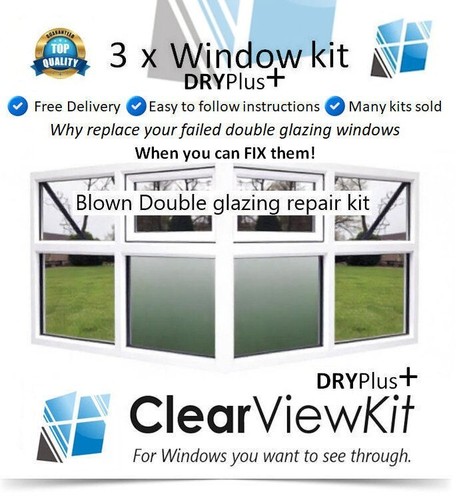 1-10 x Window kit Clears Condensation Failed Blown Double Glazing Window Repair - Picture 36 of 112