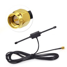 10pcs Antenna 433Mhz GSM 2dbi SMA plug male 3m with universal CMMB Patch Averial