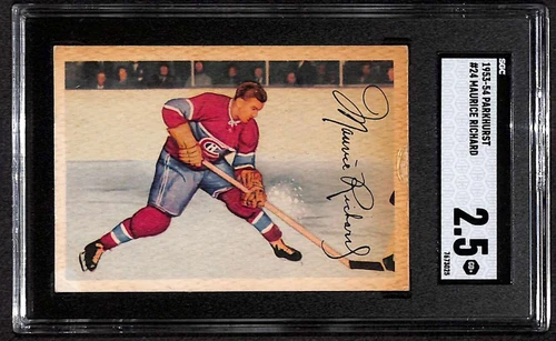1953 Parkhurst #24 Maurice Richard HOF  SGC 2.5 G+ C90813