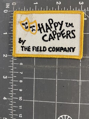 Vintage Happy Cappers By The Field Company Patch Los Angeles California