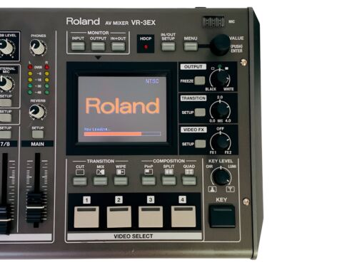 Roland VR-3EX Portable AV Mixer w/Adapter As Is NOT FULLY TESTED/NO BOOT LOADING - Picture 4 of 13