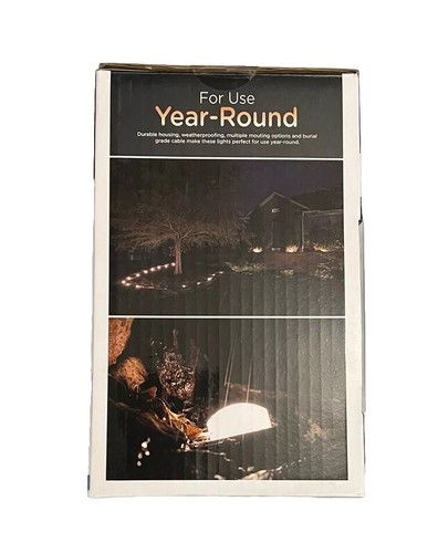 Enbrighten Landscapes Warm White Mini LED Outdoor Light Set - 42 Feet 15 Lights - Picture 4 of 6