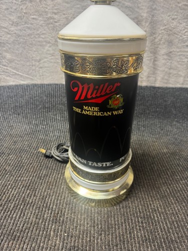 Letrero de luz bola rebotante cerveza Miller vintage ¡Funciona muy bien! - Imagen 4 de 13