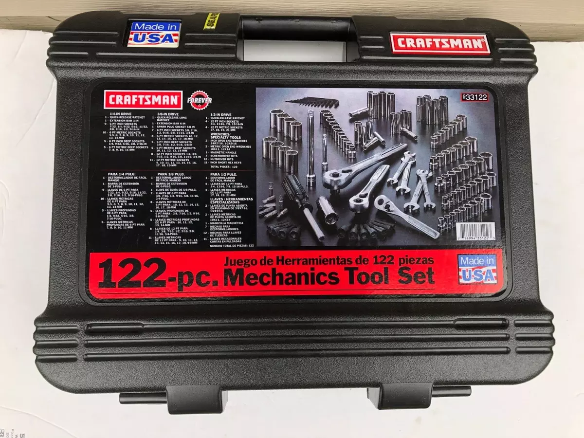 Craftsman 96 piece mechanics tool set deals