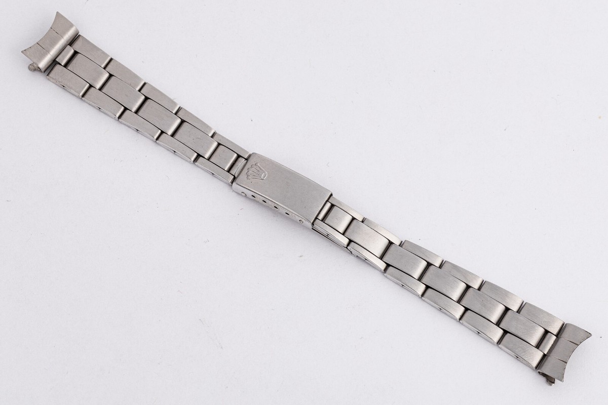 ロレックス ステンレススチール リンクブレスレット ORIGINAL Rolex Stainless Steel Oyster Rivet Bracelet 13 mm Ladies