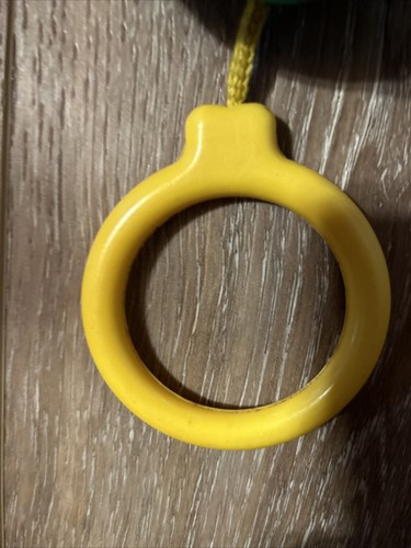 Vintage Johnson and Johnson Playpath Suction Cup Baby Pull Cord Boy Toy NICE! - Picture 10 of 10