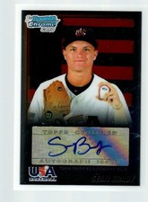 2010 Bowman Chrome Draft USA Baseball Autographs #USAA3 Sean Brady 