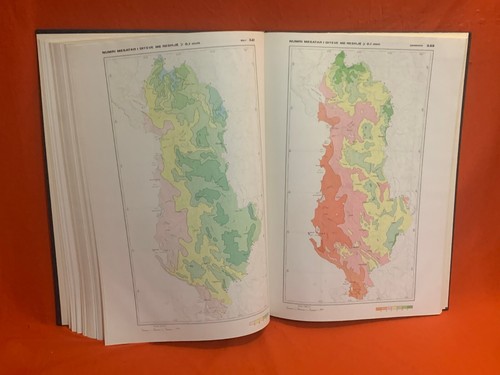 ALTES ALBANIEN BUCHALBUM-ATLAS KLIMATIK RPS SHQIPERISE-ALBANIEN KLIMAATLAS-1988 - Bild 18 von 23