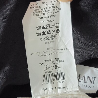 K Armani Jeans AJ T-Shirt Sweatshirt SLIM FIT Man Grey A6H36ZX
