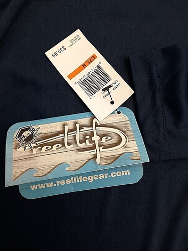 Reel Life Combat Gear Performance Shirt UPF+50 Lightweight Quick Dry Mens Medium - Picture 4 of 6