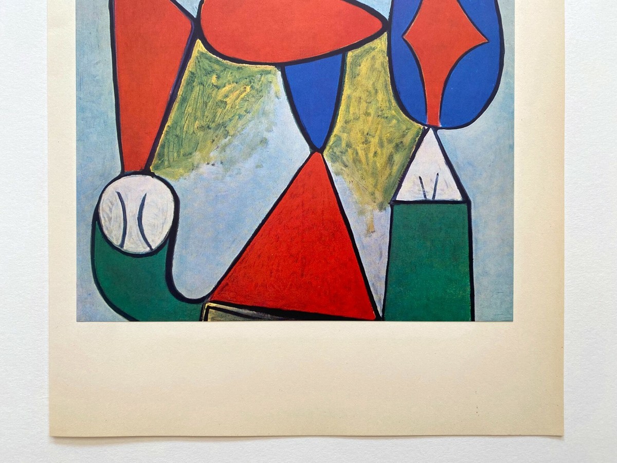 PABLO PICASSO RARE VINTAGE 1955 MODERNIST LITHOGRAPH PRINT