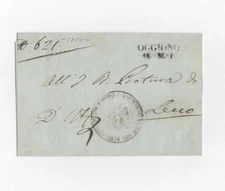 AC366-LOMBARDO Venetian Letter From Oggiono A Lenor 1850
