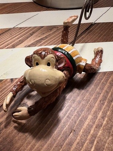 CHRISTMAS ORNAMENT MONKEY 5 1/2”long and Very Unique