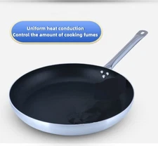 Chui Da Huang household red  hree-piece frying pan set, non-stick pan No pot lid