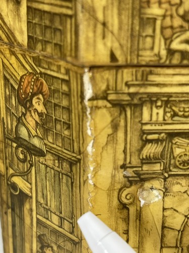 Vintage Anton Pieck Print Decoupage Box Wooden Purse Bakelite Handle-velour Line - Picture 17 of 20