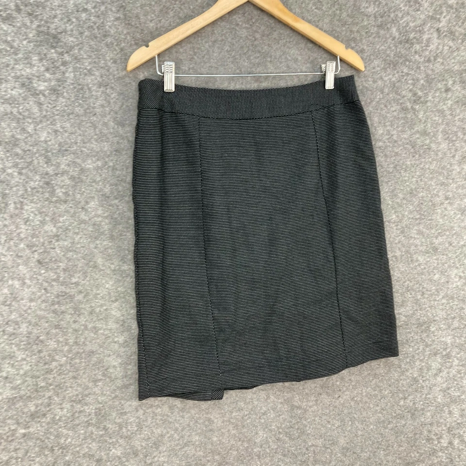 Crossroads Womens Skirt Size 12 Black Polka Dot Straight Pencil Lined Zip 32310 - image 3 of 4