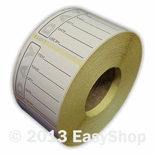 Easy Black Day Dot Food Date Rotation and Hygiene 1000 Labels in Packs 50 X 50mm