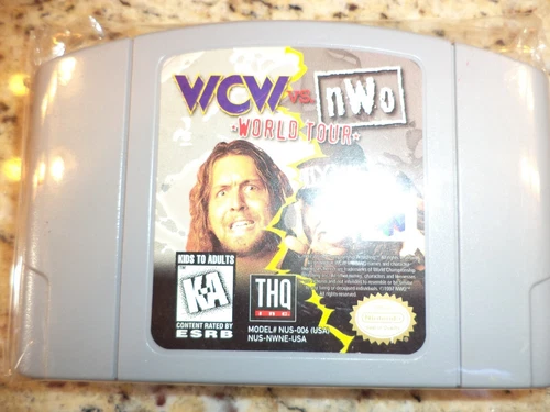 Nintendo WCW vs nWo World Tour Arcade Video Game NUS-NWNE-USA