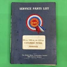 Austin Morris Mini 998 1098 1275 MG 1100 1300 BMC Power Unit Service Parts List
