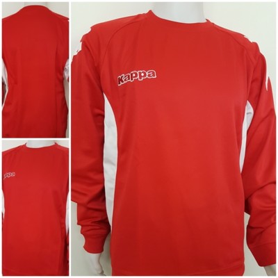 Kappa Herren Sweatshirt 10 x Training Pullover Fußball rot XL XXL Sonderaktion E