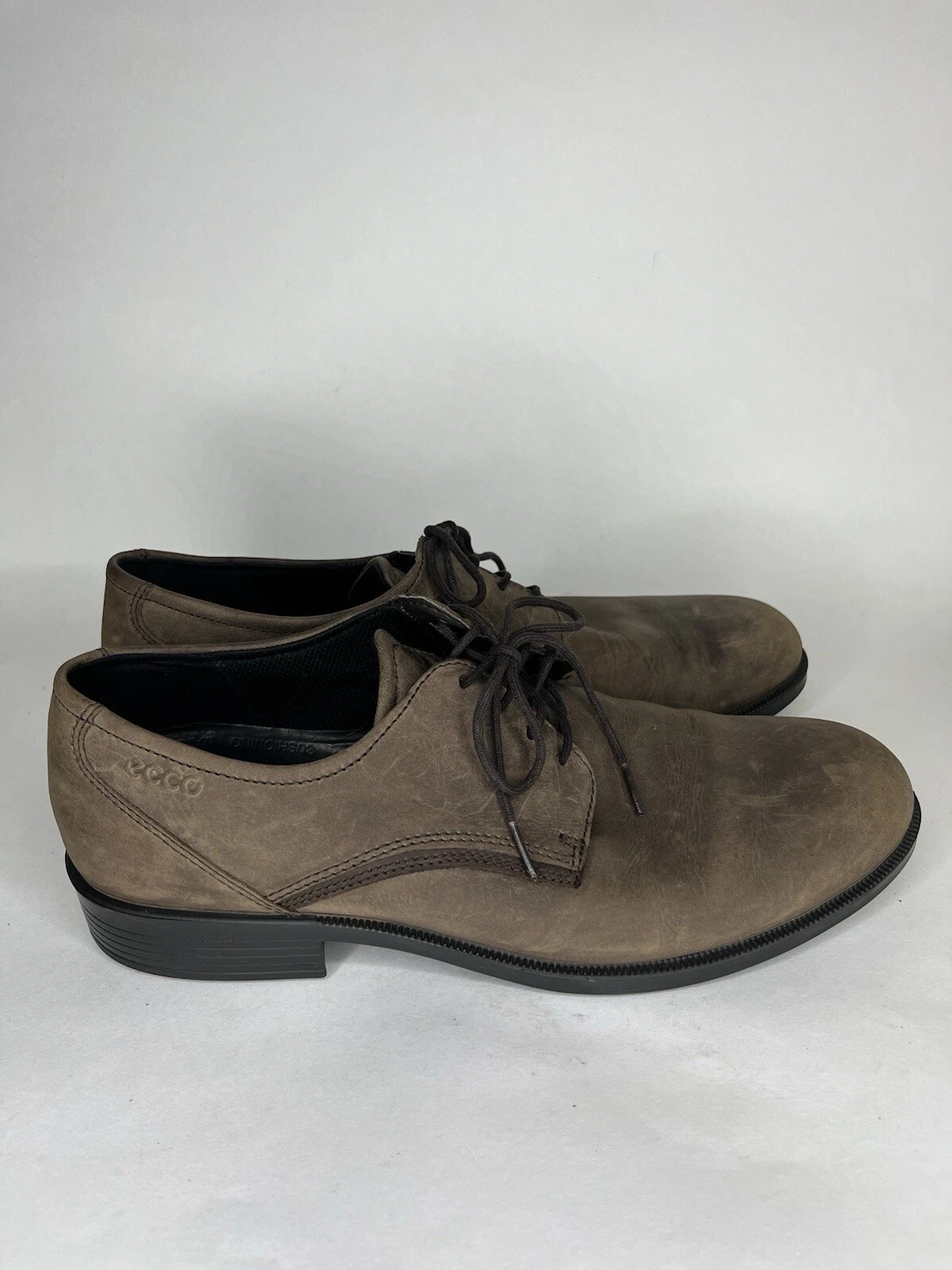 Oxford stringate Ecco da uomo taglia 44 US 10 10 5 marrone pelle