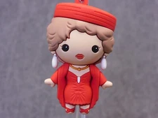 Golden Girls NEW * Wedding Blanche Clip * Blind Bag Series 6 Key Chain Monogram