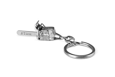 STIHL Original Metal Chainsaw Keyring Keychain Saw 04209600008 | eBay