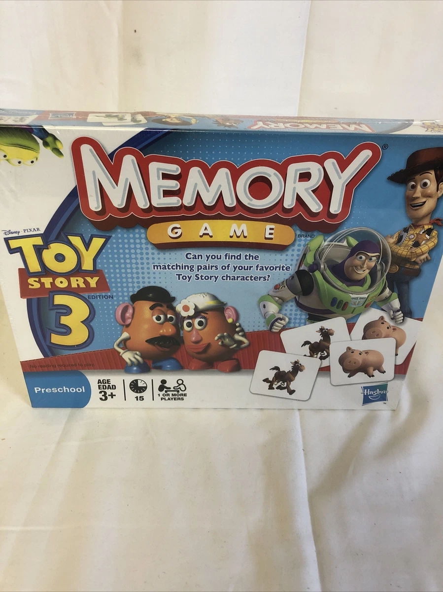 Toy Story 3 Edition Memory Game Hasbro Disney Pixar Age 3+ New Sealed