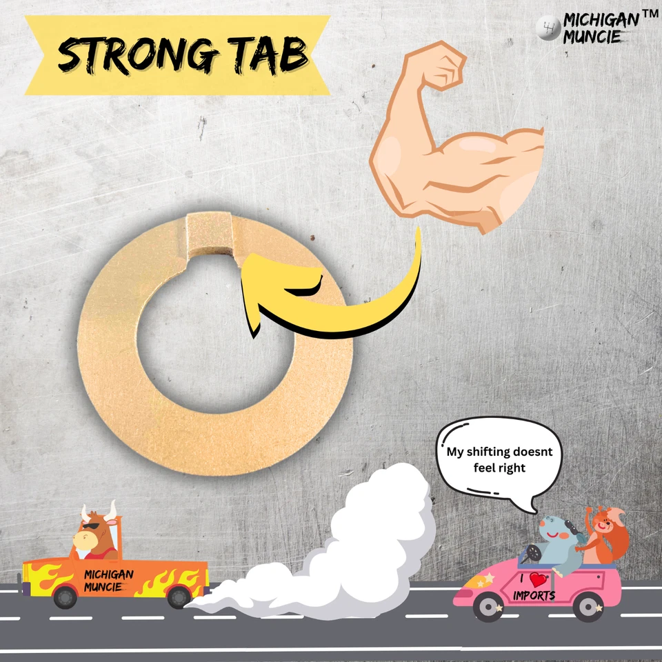 Oilite® BRONZE THRUST WASHER SET for Muncie 4 Speed 1" Counter Shaft - Image 2 of 4