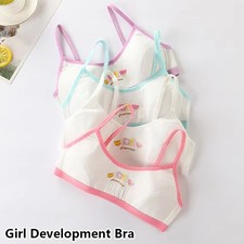 1Pcs Cotton Teenage Bra Comfortable Girl Development Bra  Kids Tops