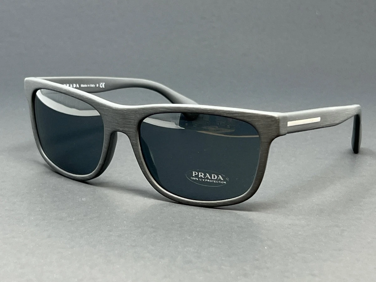PRADA Men Gray Square Sunglasses for Men for sale | eBay