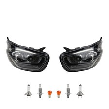 Scheinwerfer Paar links & rechts passend für Ford Transit Custom m. Leuchtmittel