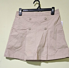 Old Navy Girls XL 14 - 16 Khaki Skort Uniform Skirt With Built In Shorts