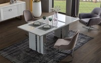 Esszimmer Set Luxus 6X StüHle+Esstisch Essgruppe Garnitur LehnstüHle Modern