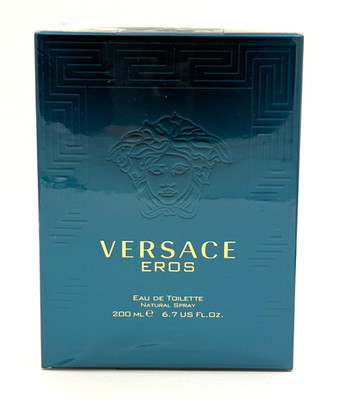 Versace Eros Eau De Toilette 200ml 6.7oz Men s Spray Factory Sealed