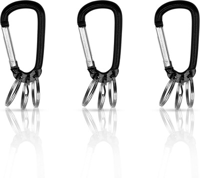 Schlüsselbund Karabiner 3er Set   Schlüsselanhänger Organizer   Karabiner für Sc